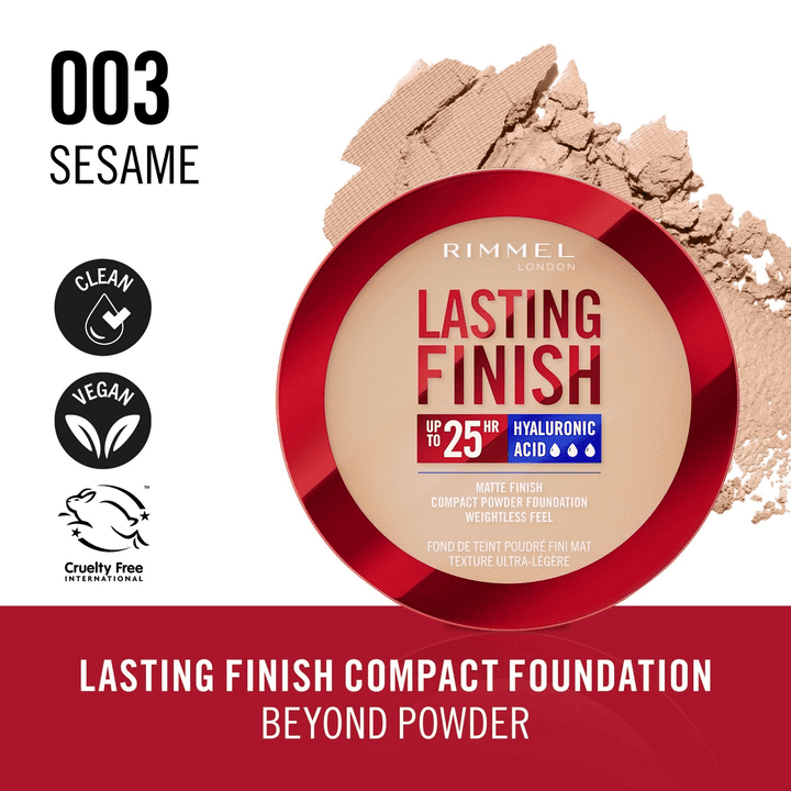 Rimmel Lasting Finish 25h Compact Powder Foundation - 003-Sesame