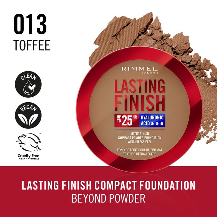 Rimmel Lasting Finish 25h Compact Powder Foundation - 013_Toffee