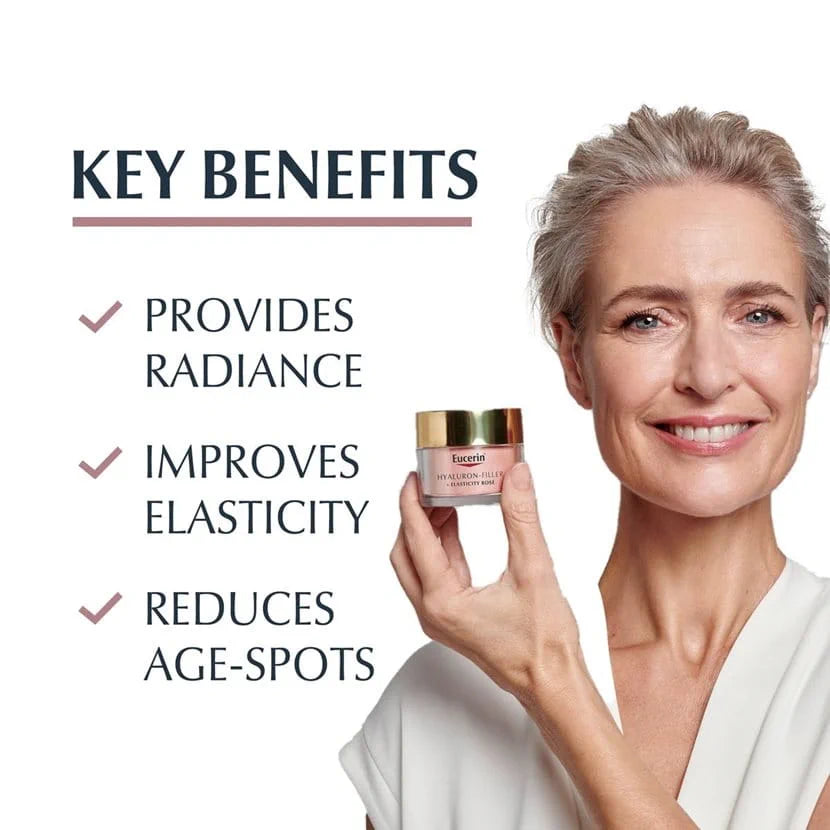 Eucerin Hyaluron-Filler + Elasticity Rosé Day Cream SPF30 50ml