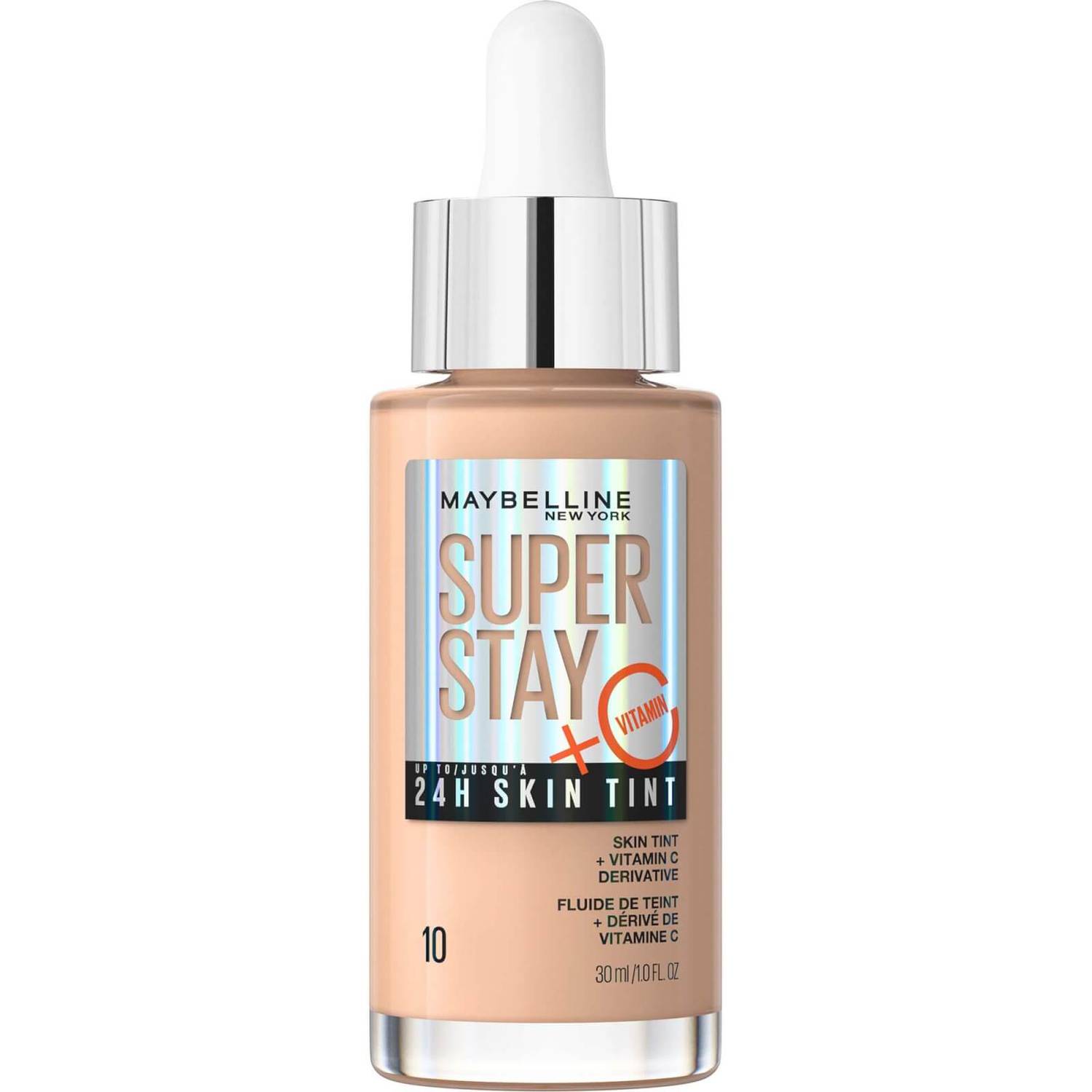 MAYBELLINE SuperStay 24Hr Skin Tint Foundation - 10