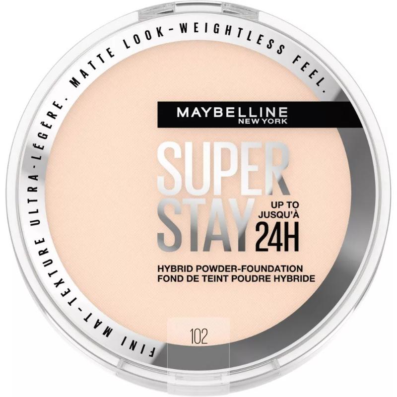 MAYBELLINE Superstay 24H hybrid Powder Foundation - 102