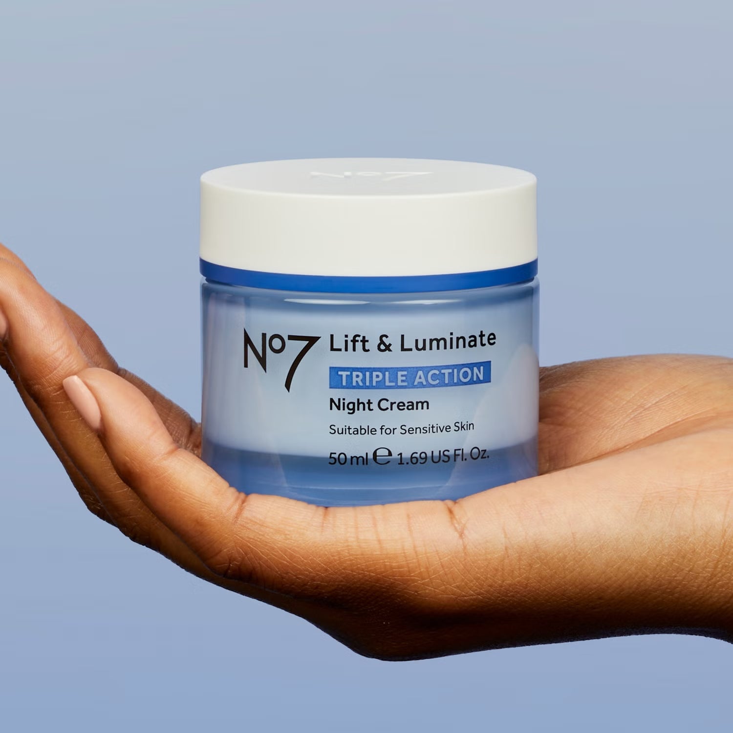 No7 Lift & Luminate TRIPLE ACTION Night Cream Enhanced Formula 50ml