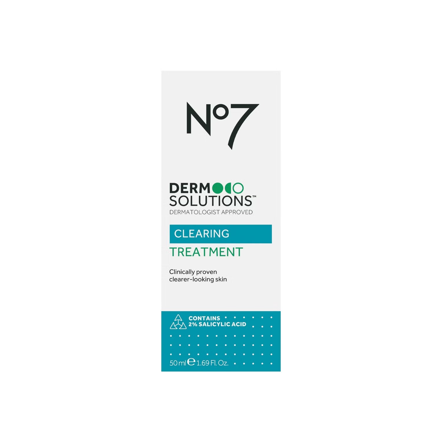 No7 Derm Solutions Clearing Treatment Suitable for Normal to Oily 50ml