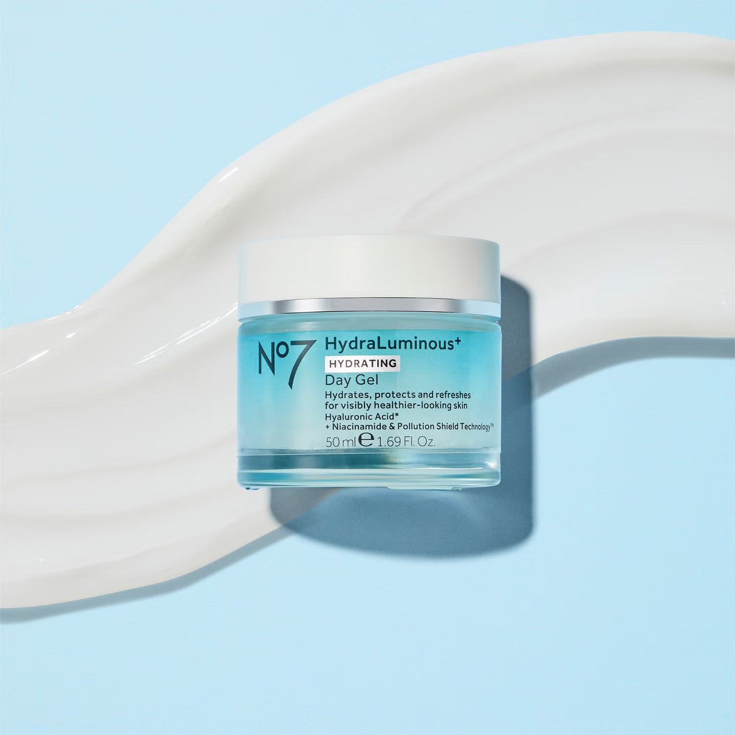 No7 HydraLuminous+ Day Gel 50ml