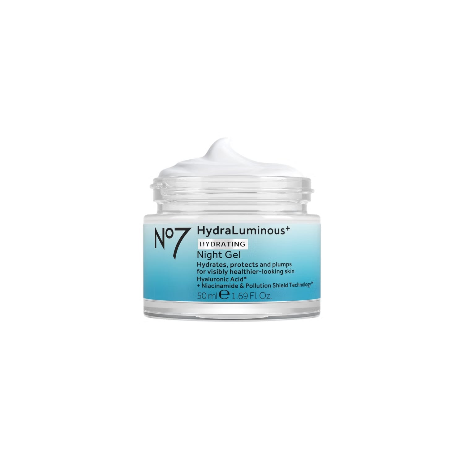 No7 HydraLuminous+ Night Gel 50ml