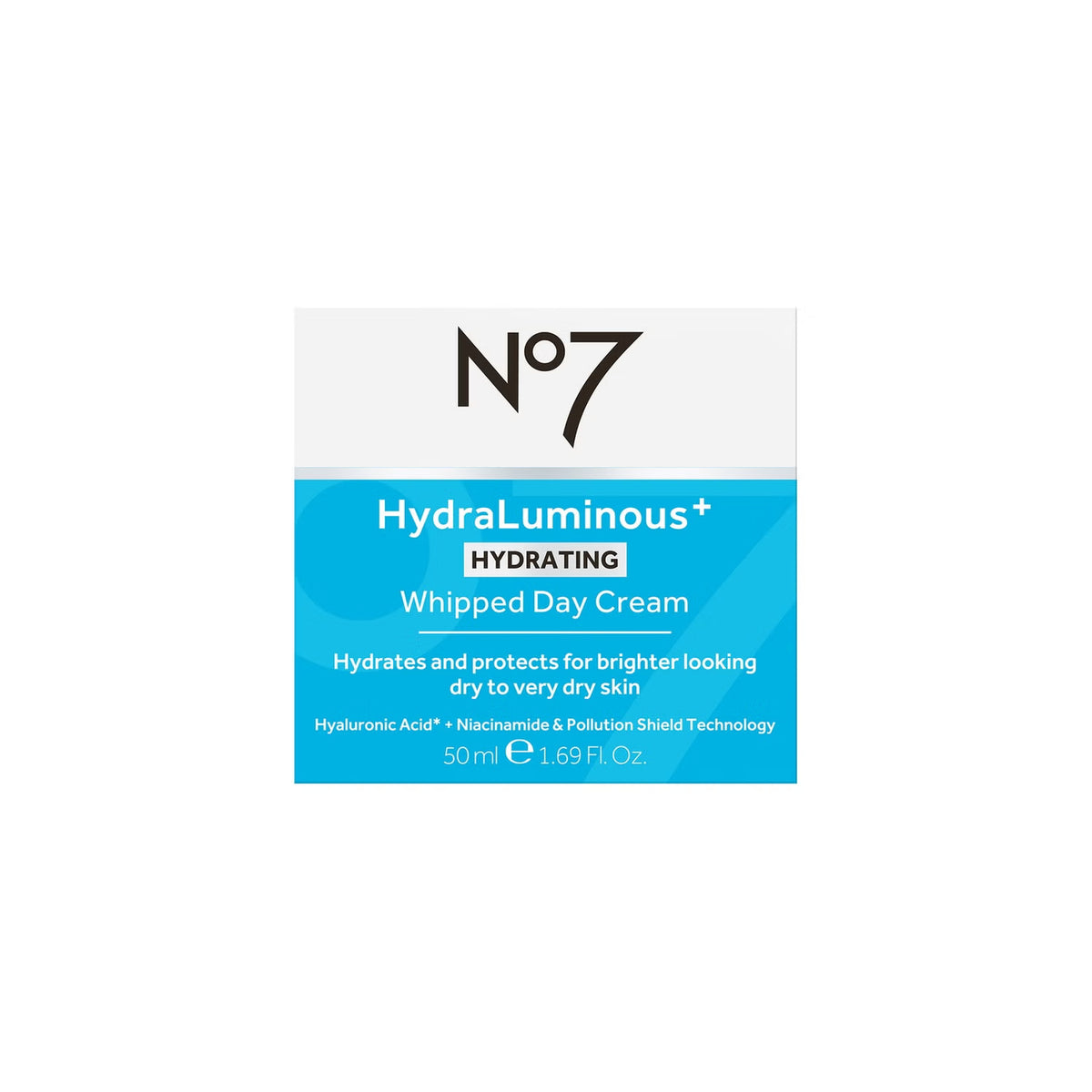 NO7 HydraLuminous+ Whipped Day cream 50ml
