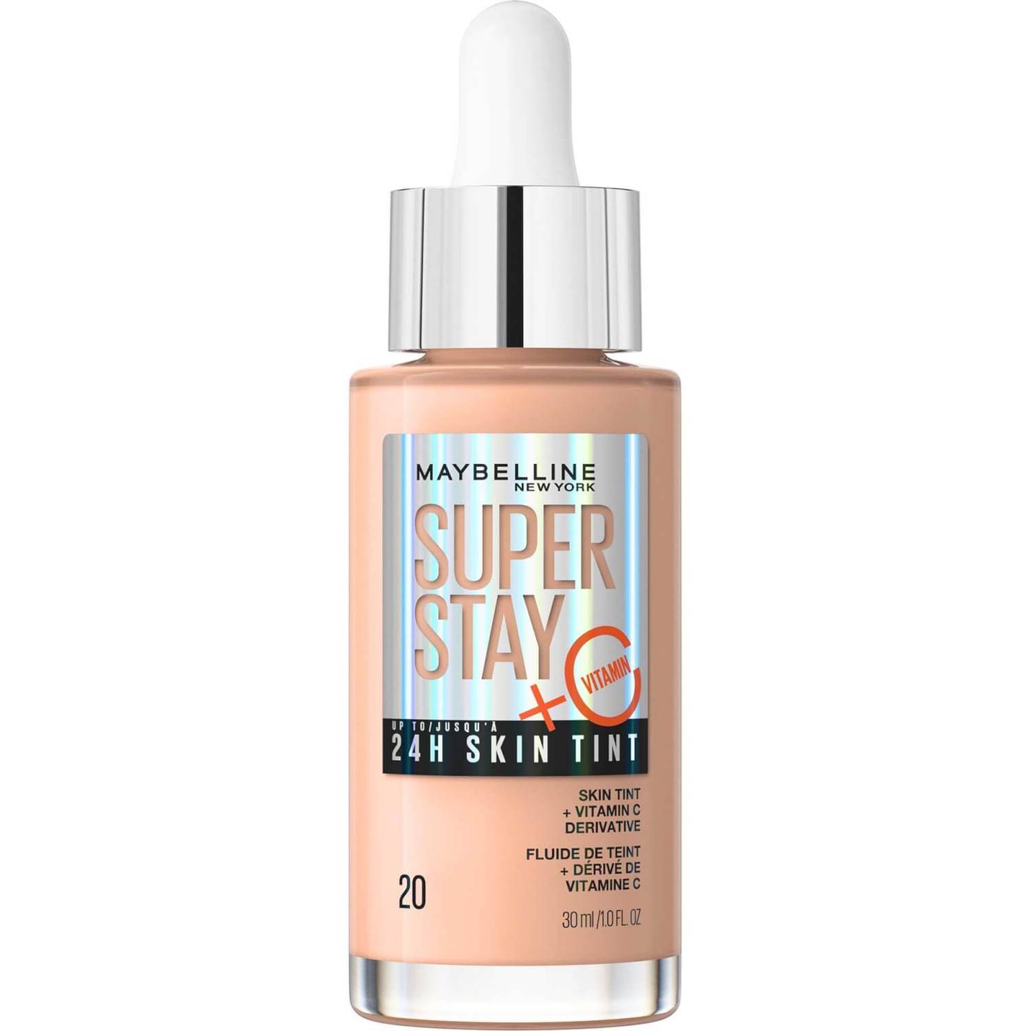 MAYBELLINE SuperStay 24Hr Skin Tint Foundation - 20