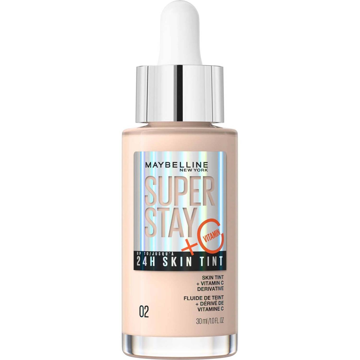 MAYBELLINE SuperStay 24Hr Skin Tint Foundation - 02