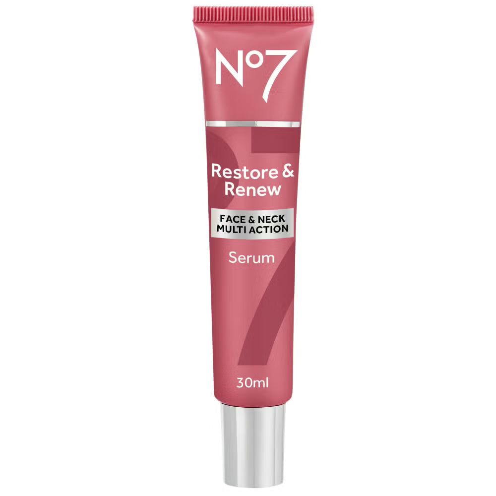 NO7 Restore & Renew FACE & NECK MULTI ACTION Serum - 30ml
