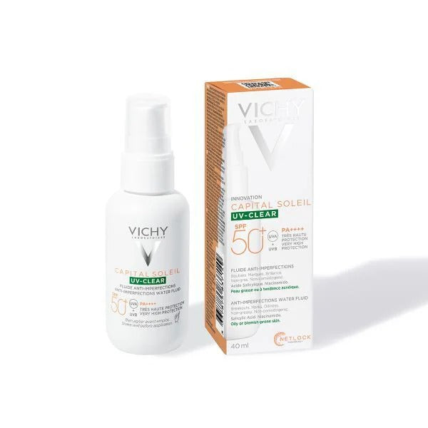 Vichy Capital Soleil UV-Clear Sunscreen Face Lotion SPF50 40ML