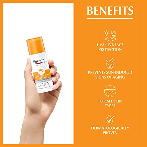 Eucerin Photoaging Control Sun Fluid with hyaluronic acid SPF 50