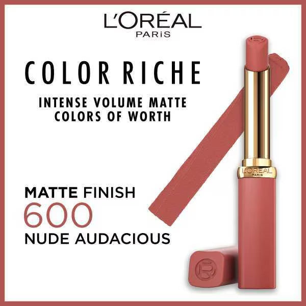 L'Oreal Paris Intense Volume Matte Lipstick - 600 Le Audacious