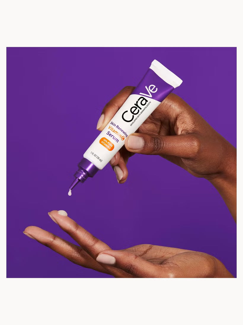 CeraVe Skin Renewing 10% Pure Vitamin C Serum with Ceramides for Brighter & Smoother Skin 30ml Primary 1