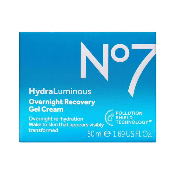 No7 HydraLuminous+ Overnight Recovery Gel Cream