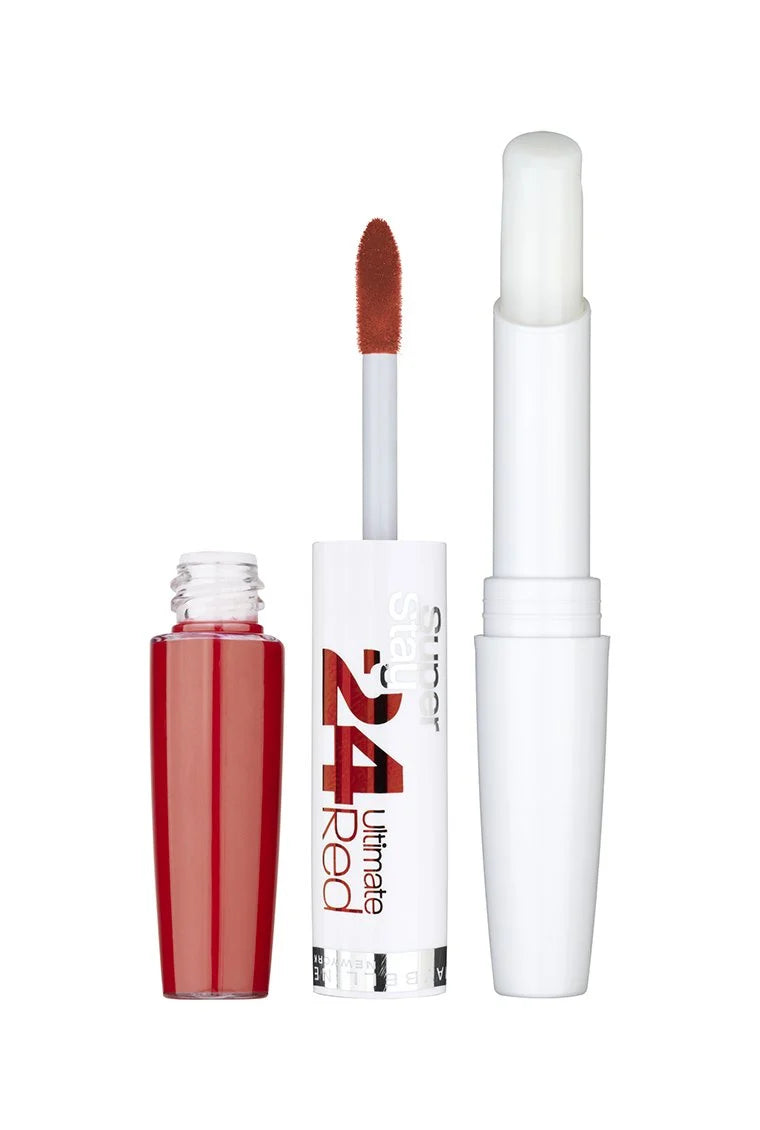 Maybelline SuperStay 24 Color 2-Step Liquid Lipstick - Red_alert