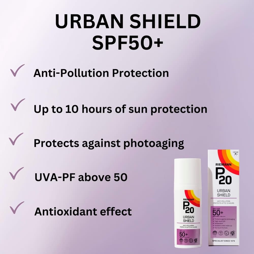 Riemann P20 Urban Shield Face SPF50+ 50g