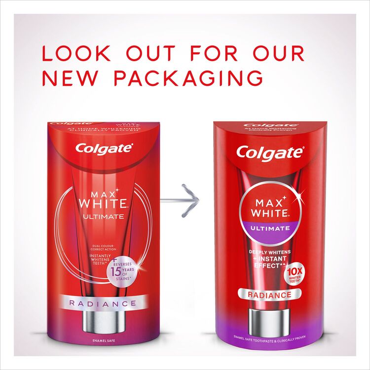 Colgate Max White Ultimate Radiance Whitening Toothpaste 75ml