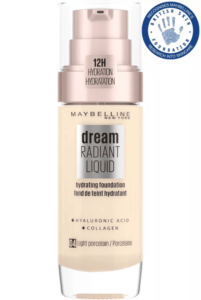 MAYBELLINE Dream Radiant Liquid Hydrating Foundation - 04 Porcelain