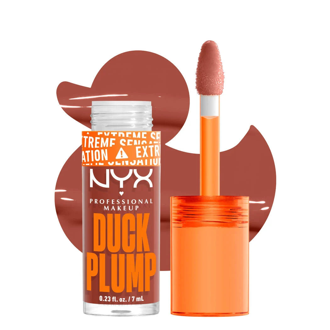 NYX Duck Plump High Pigment Plumping Lip Gloss - 05_-_BROWN_OF_APPLAUSE