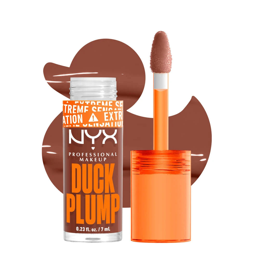 NYX Duck Plump High Pigment Plumping Lip Gloss - 07_-_MOCHA_ME_CRAZY