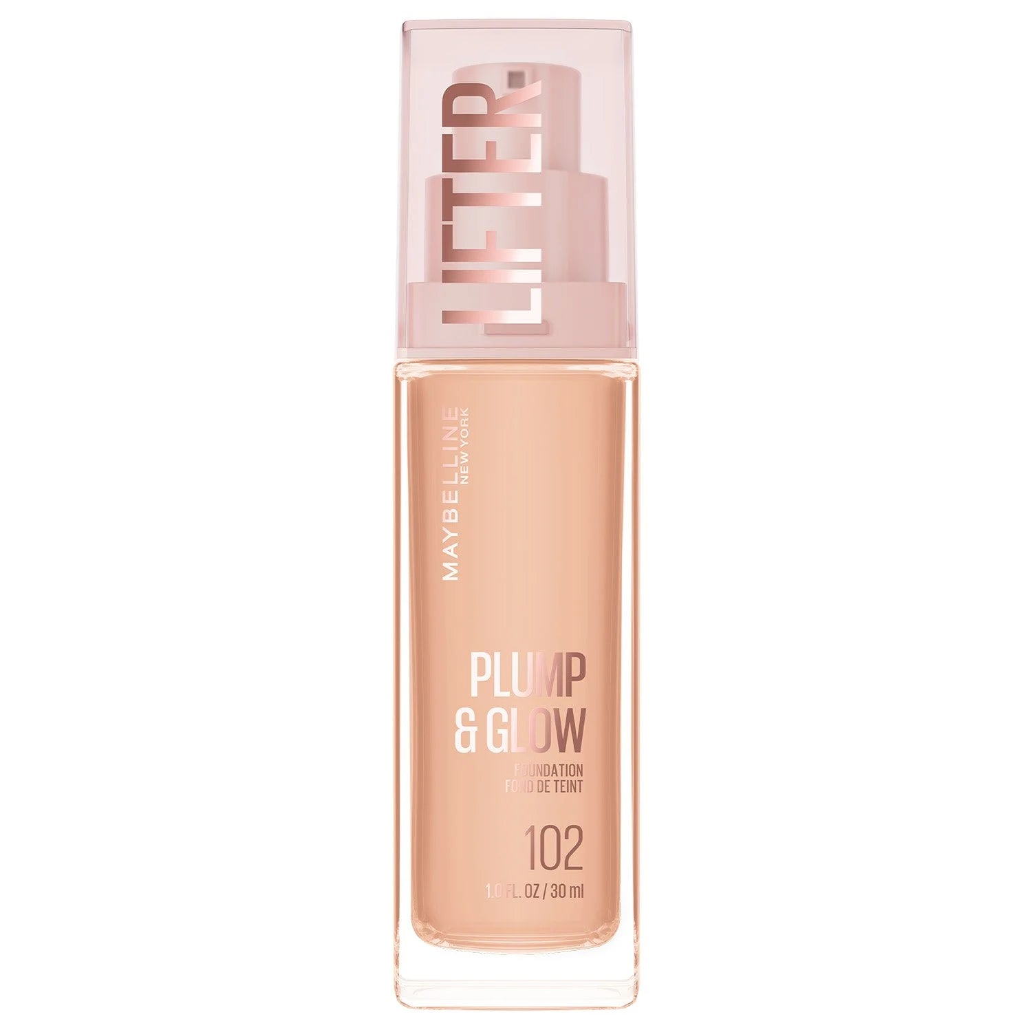 Maybelline Lifter Plump & Glow Foundation - 102