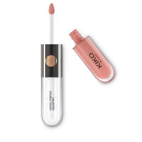 Kiko Unlimited Double Touch Liquid Lip Colour - 102 Satin Rosy Beige