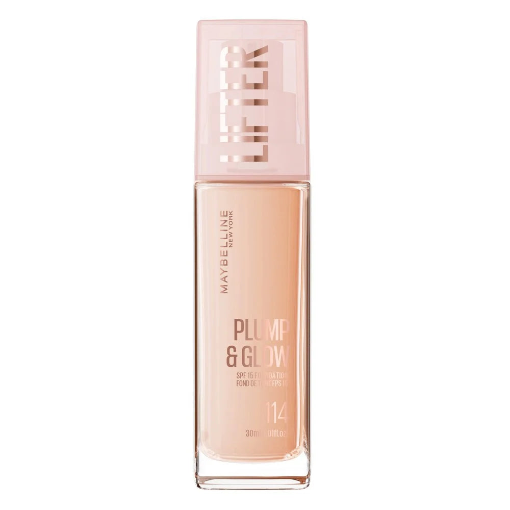 Maybelline Lifter Plump & Glow Foundation - 114