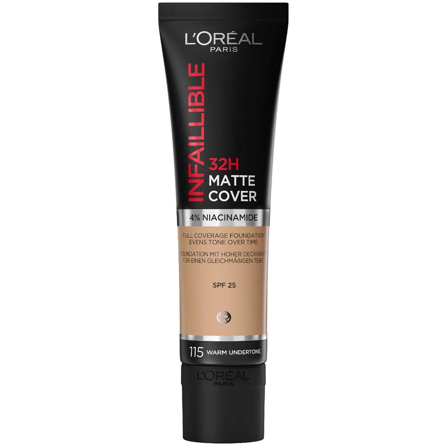 L'Oreal Paris Infallible 32hr Matte Cover Foundation SPF25 30ml