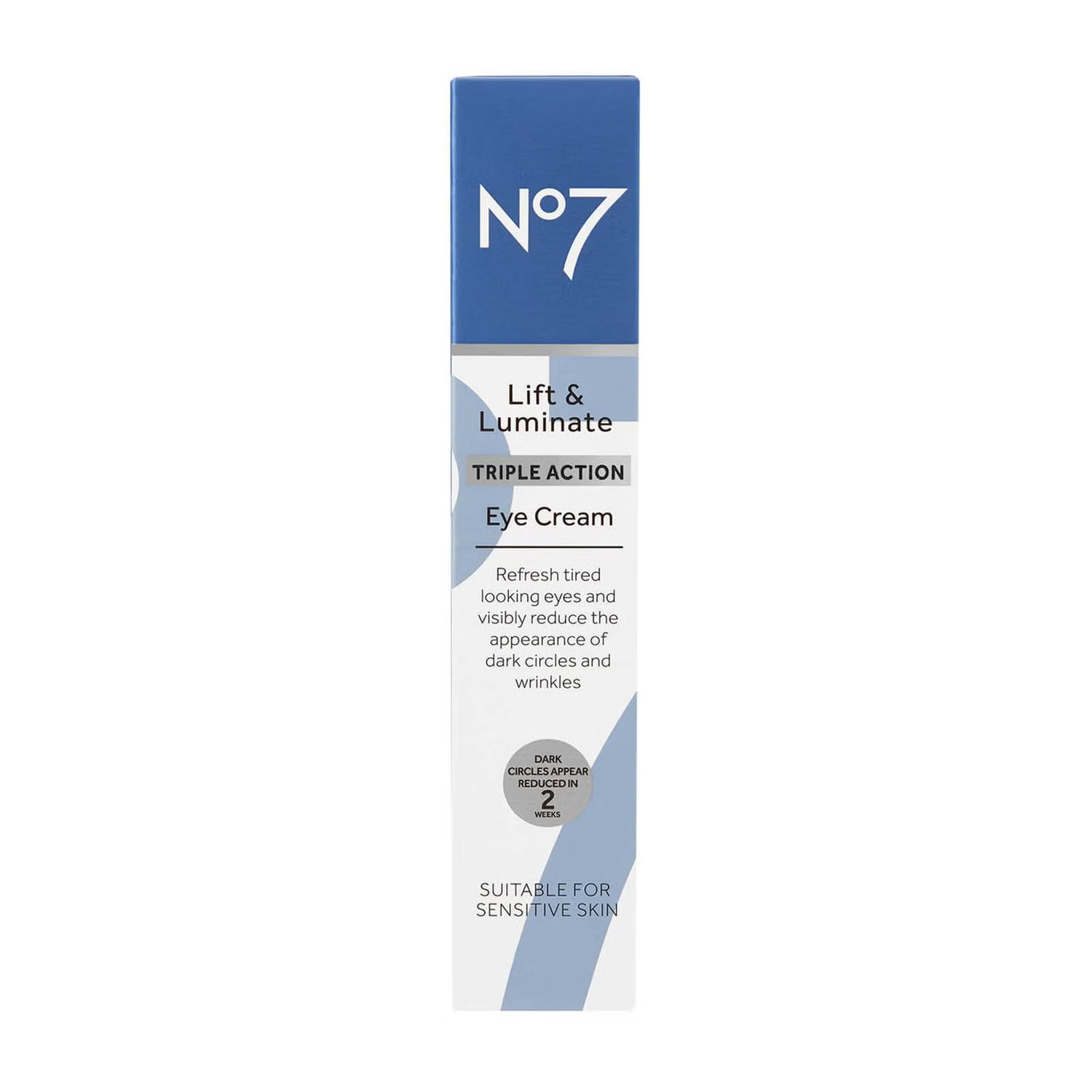No7 Lift & Luminate TRIPLE ACTION Eye Cream 15ml