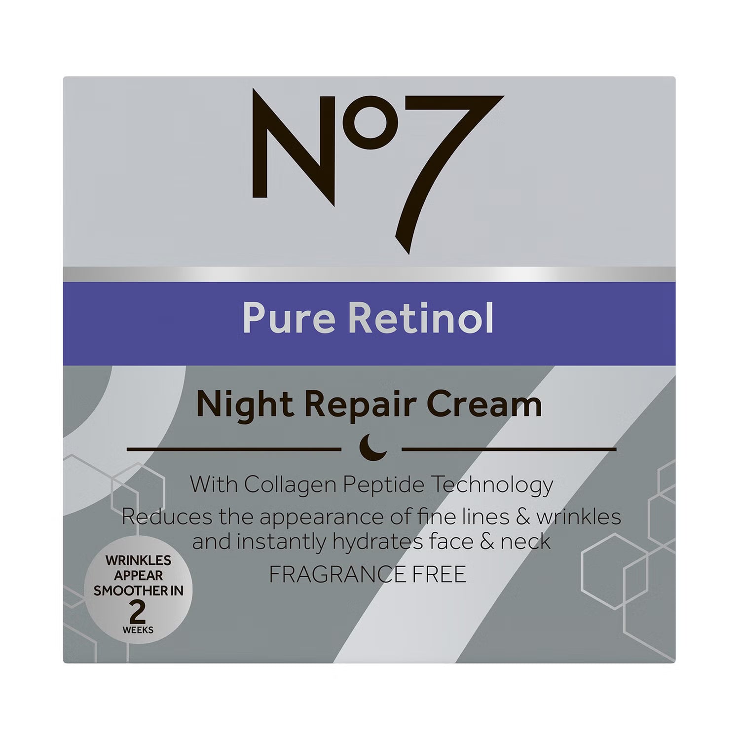No7 Pure Retinol Night Repair Cream 50ml