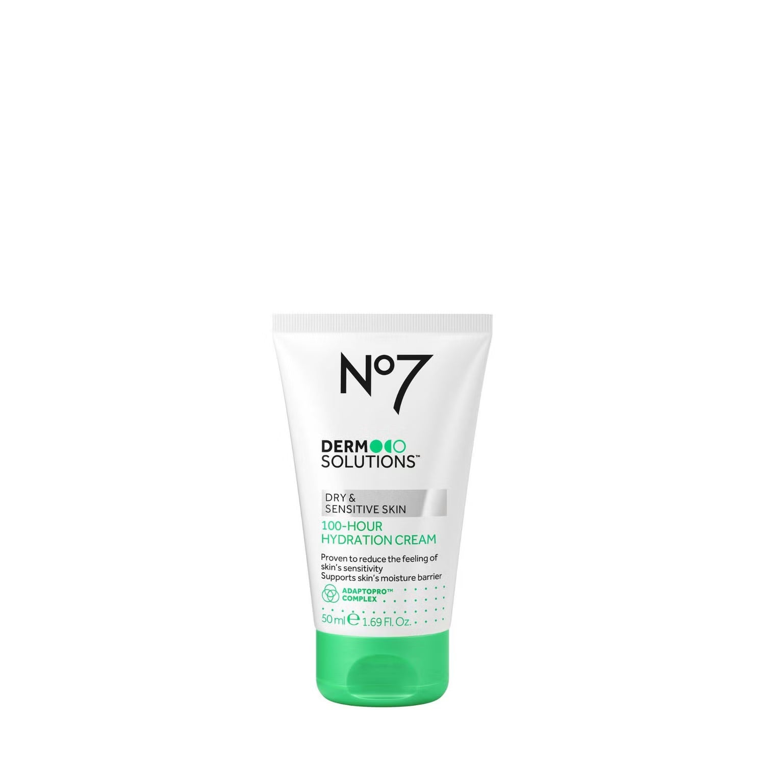No7 Derm Solutions™ 100-Hour Hydration Cream for Normal, Dry & Sensitive Skin 50ml