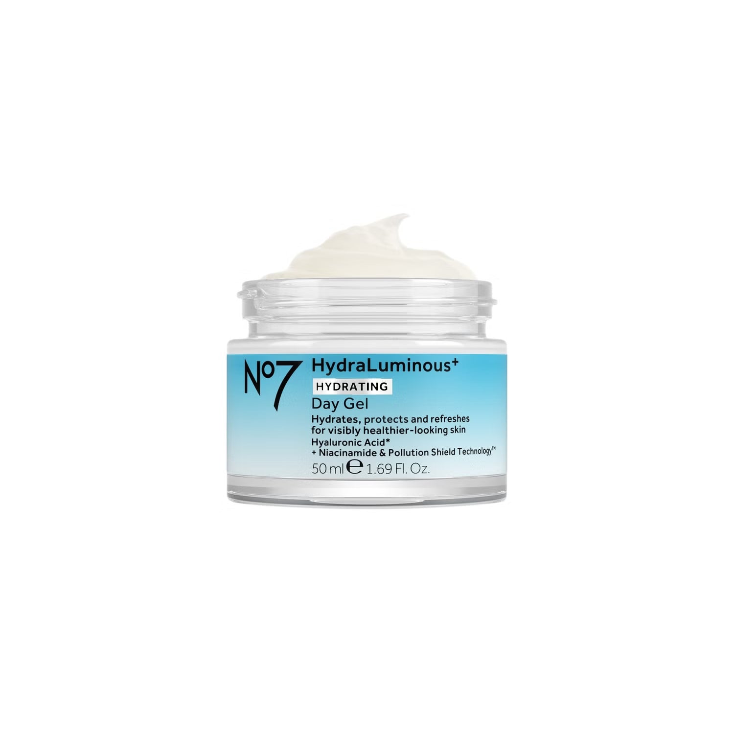 No7 HydraLuminous+ Day Gel 50ml