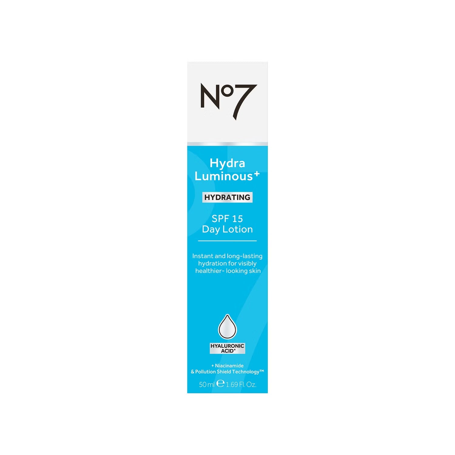 No7 HydraLuminous+ SPF15 Day Lotion 50ml
