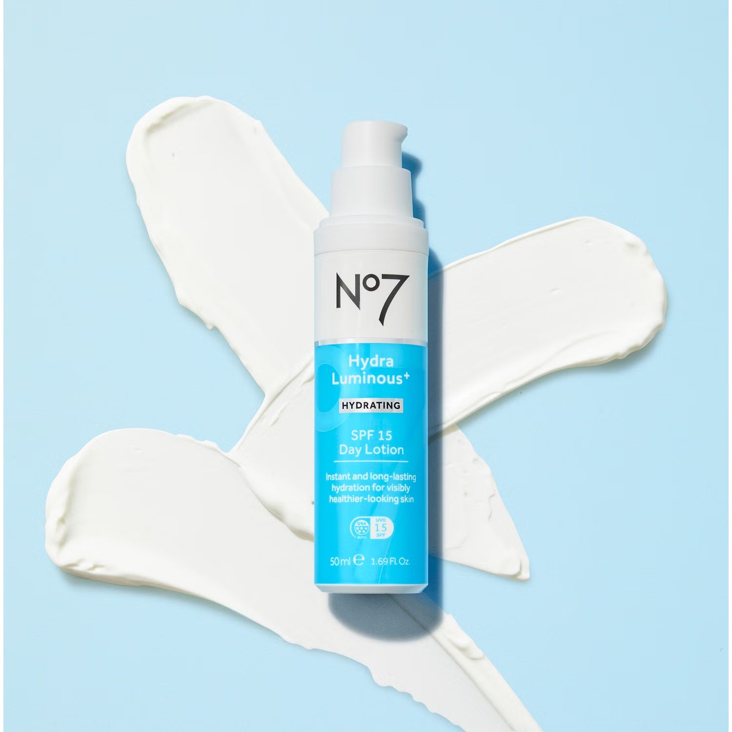 No7 HydraLuminous+ SPF15 Day Lotion 50ml