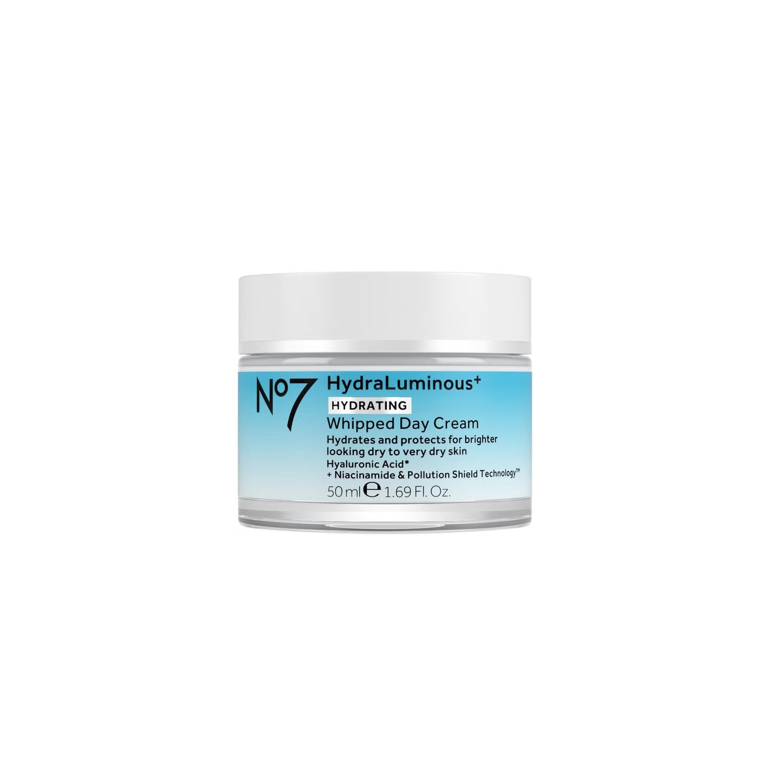 NO7 HydraLuminous+ Whipped Day cream 50ml