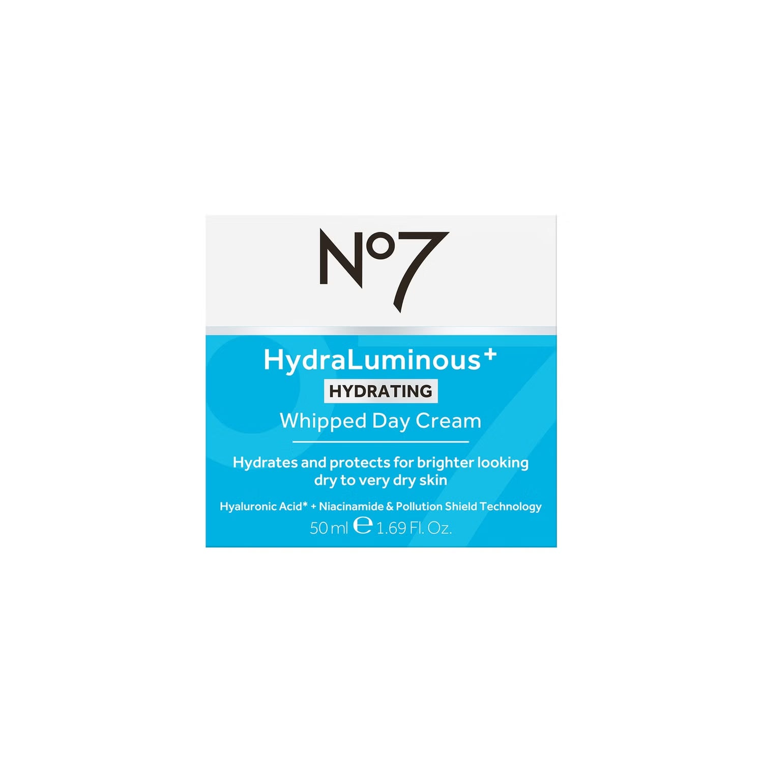 NO7 HydraLuminous+ Whipped Day cream 50ml
