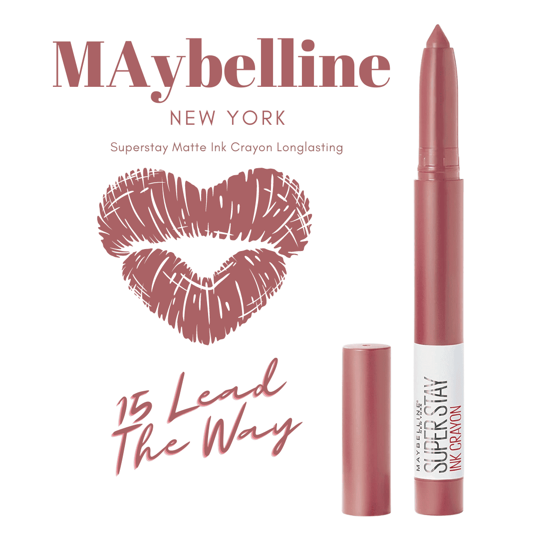 MAYBELLINE Superstay Ink Crayon Lipstick - 15 lead the way