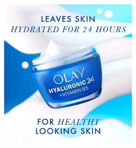 Olay Hyaluronic Acid 24 + Vitamin B5 Day Gel Moisturiser with Niacinamide