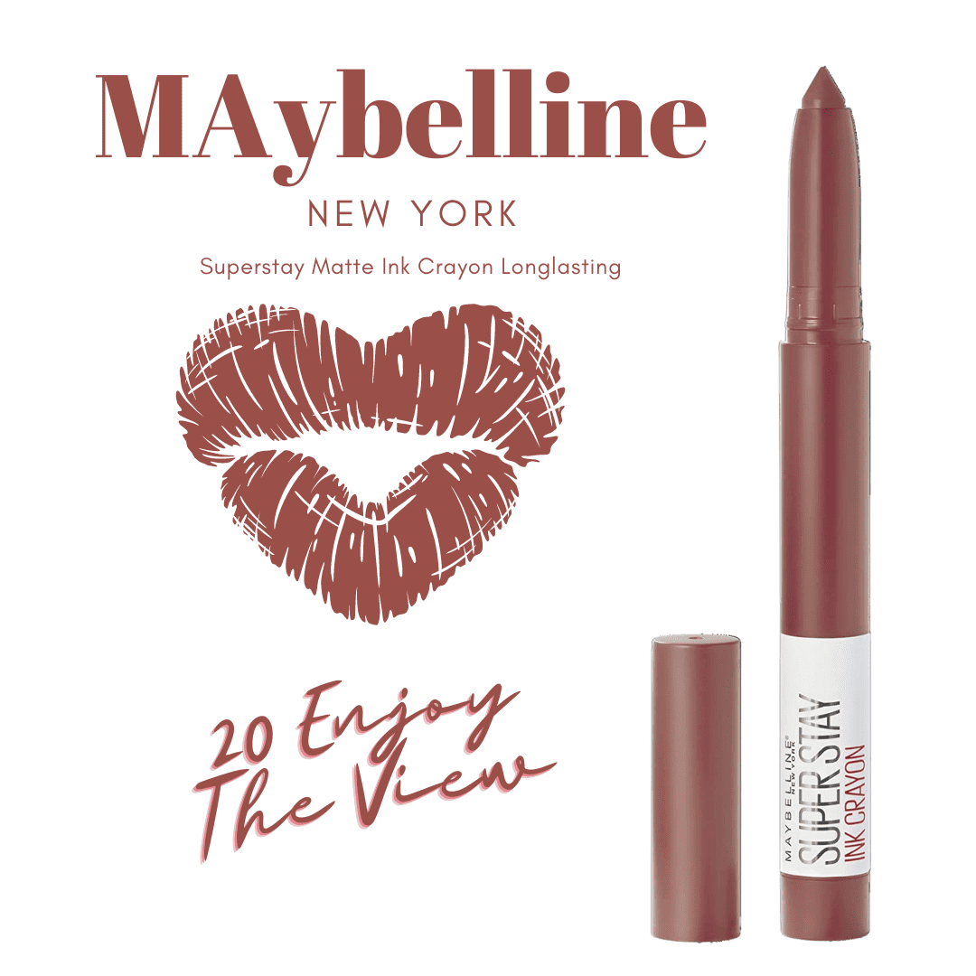 MAYBELLINE Superstay Ink Crayon Lipstick - 20 enjoy the view