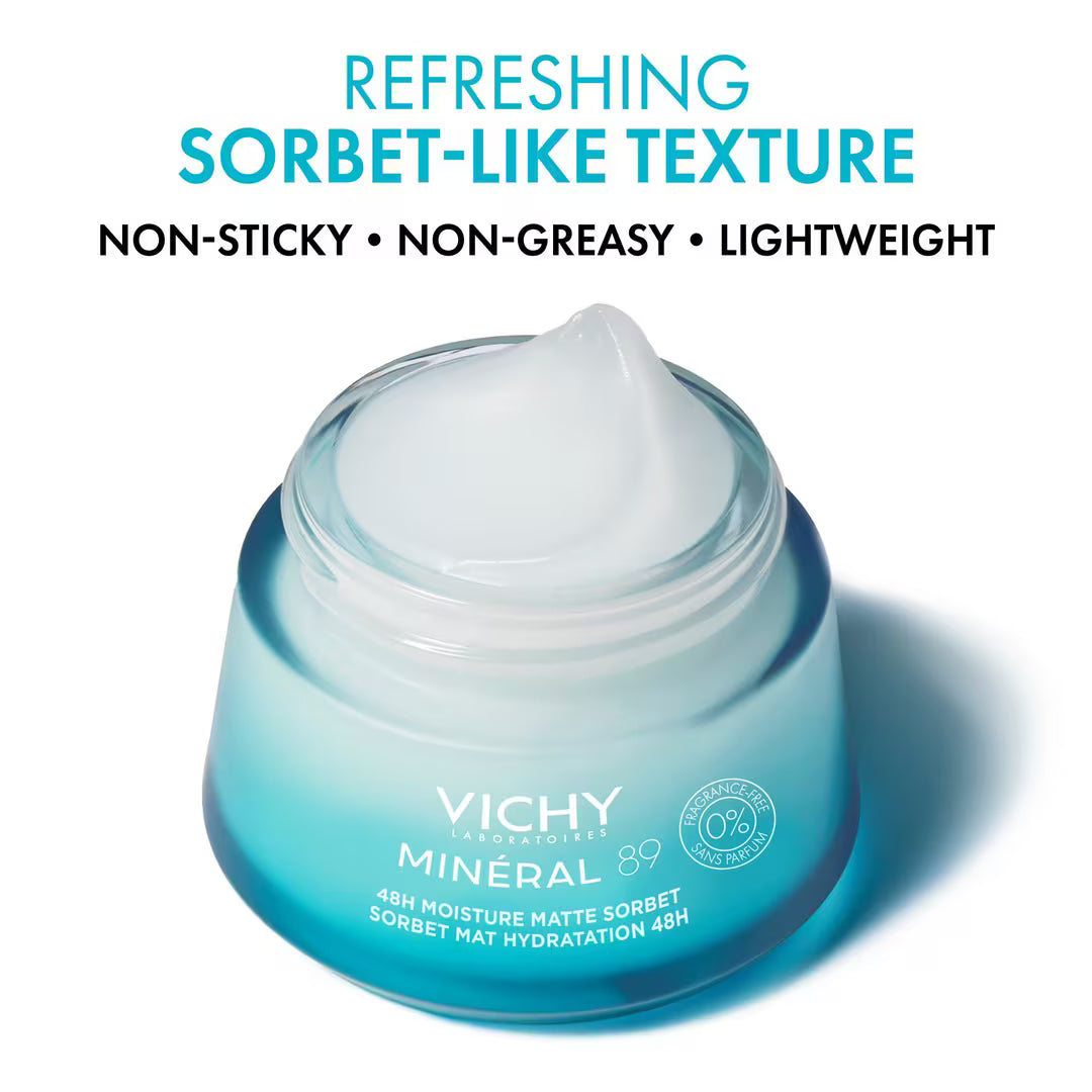 Vichy Mineral 89 48H Moisture Matte Sorbet 50ml