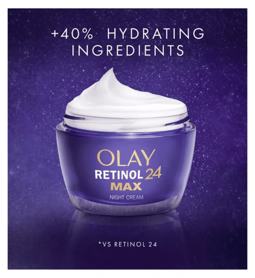 Olay Regenerist Retinol 24 MAX Night Skin Cream Fragrance Free 50ML