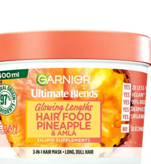 Garnier Ultimate Blends Pineapple & Amla  Hair Food Shampoo, Conditioner & Mask