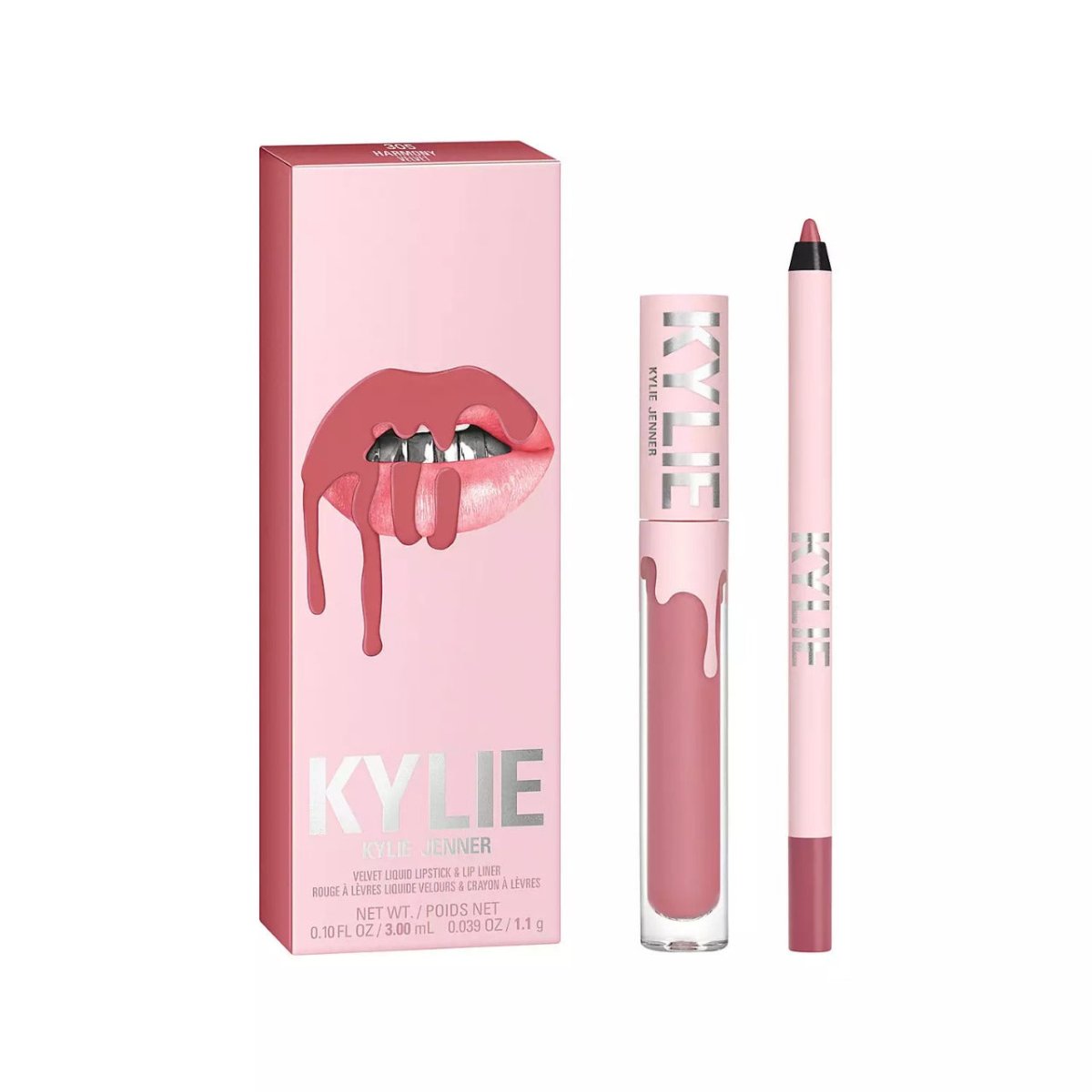 Kylie Matte Liquid Lipstick & Lip Liner - 305 HARMONY