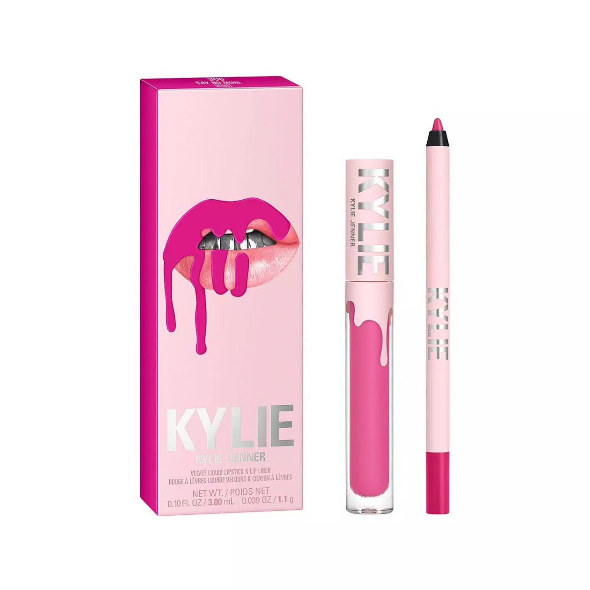 Kylie Matte Liquid Lipstick & Lip Liner - 306 SAY NO MORE