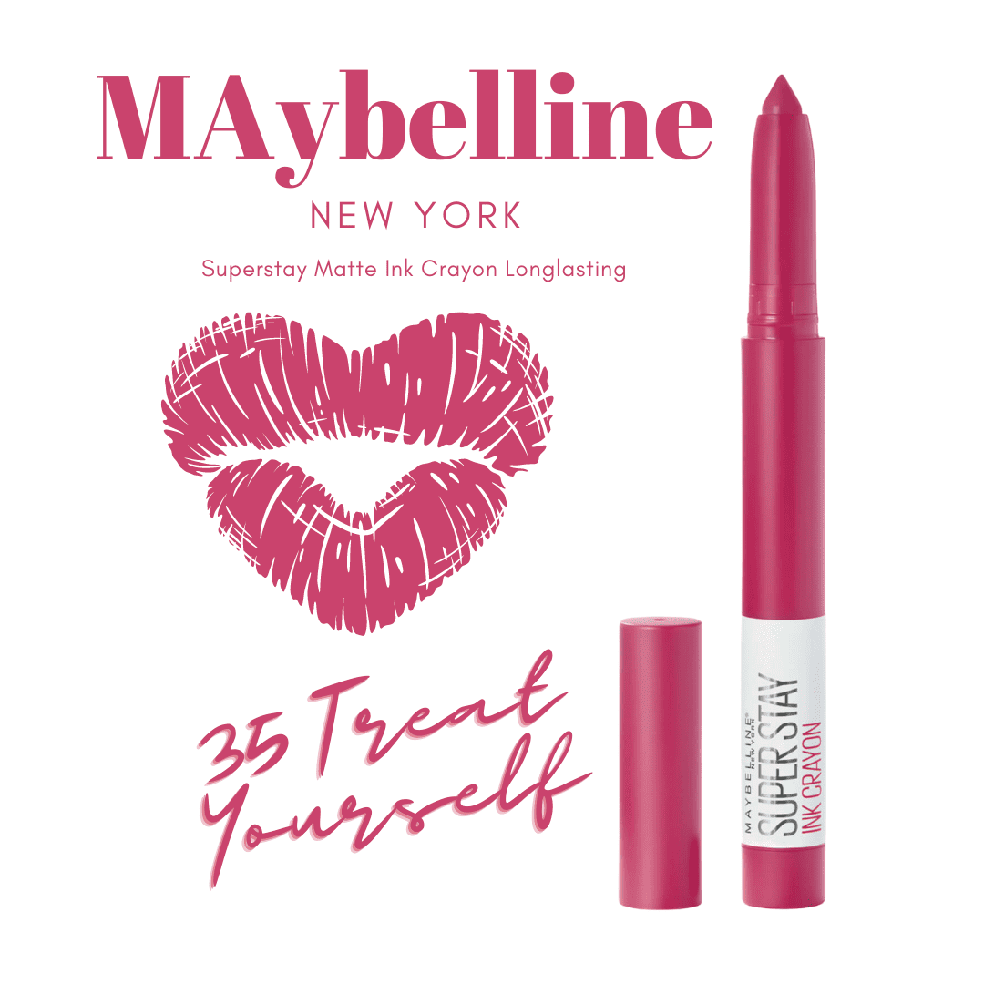 MAYBELLINE Superstay Ink Crayon Lipstick - 35 Treat Yourself