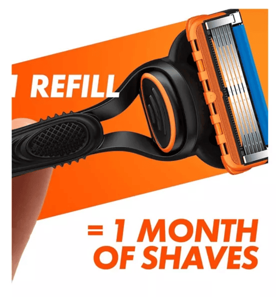 Gillette Fusion5 Men's Razor - 4 Blades