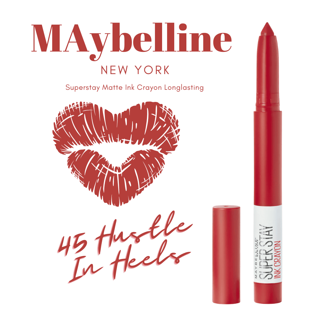 MAYBELLINE Superstay Ink Crayon Lipstick - 45 hustle in heels