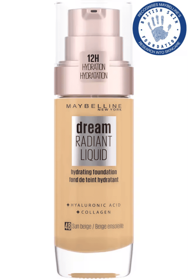 MAYBELLINE Dream Radiant Liquid Hydrating Foundation - 48 Sun Beige