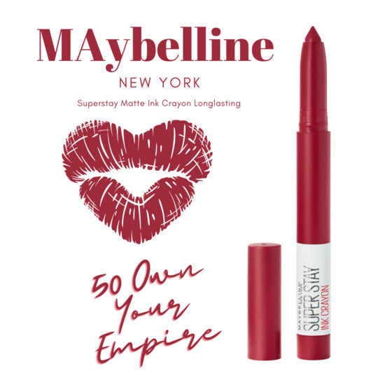 MAYBELLINE Superstay Ink Crayon Lipstick - 50 Own Your Empire