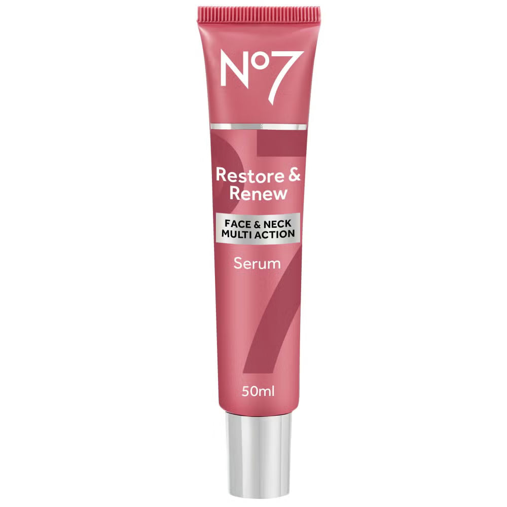 NO7 Restore & Renew FACE & NECK MULTI ACTION Serum - 50ml